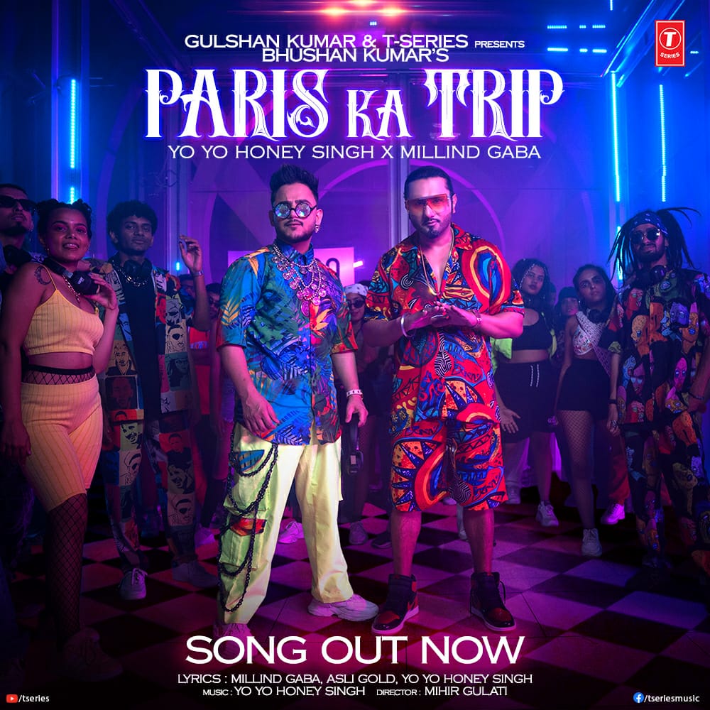 Honey Singh Xxx Video - Yo Yo Honey Singh and Millind Gaba together in 'Paris Ka Trip'